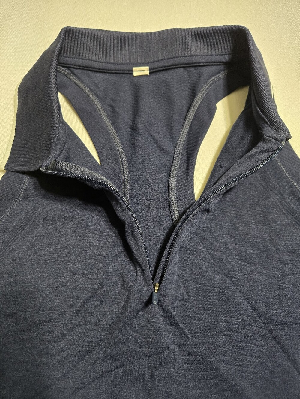 Athleta Women's Momentum Seamless Navy Blue Polo Tank sz S - Picture 4 of 6
